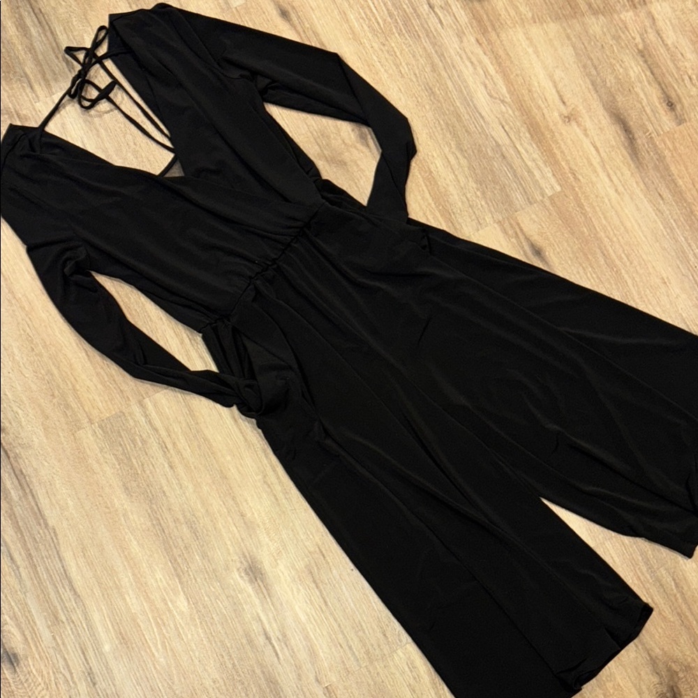 BCBGeneration Black Mesh Detail Top